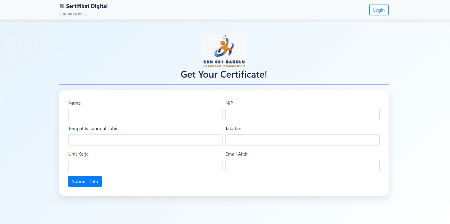 Sistem Sertifikat Otomatis Berbasis Google Sheets untuk Sekolah dan Instansi